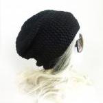 Black Beanie Slouchy Beani..